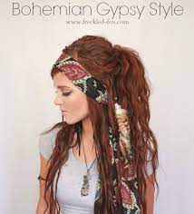 Hippie Haare Haare Hippie Hippie Frisur Bohemian Frisuren Fasching Frisur