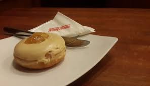 Went to the grocery store to buy apple, cherry, lemon, and peach pies for family coming over. Apple Pie Donut Picture Of Krispy Kreme Jakarta Tripadvisor
