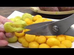 q彈脆口地瓜球 蕃薯蛋 做法 清闲廚房 stuffed potato balls sweet potato balls recipe sweet potato