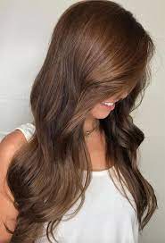 In dark brown with soft light chestnut brown highlights, a high bun is gorgeous. 63 Light Brown Hair Color Shades That Will Make You Go Brunette In 2021 Brown Hair Color Shades Hair Color Light Brown Light Hair Color