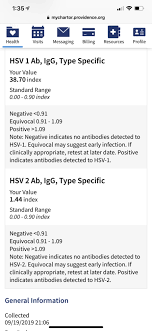 A herpes (hsv) test checks to see if you have been infected with the virus. Test Results Hsv 1 2 Can Someone Please Help What Does This Mean Genital Herpes Simplex Forums Patient