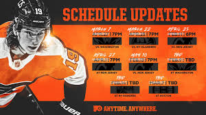 Maybe you would like to learn more about one of these? Nhl Makes A Bunch Of Flyers Schedule Changes Crossing Broad
