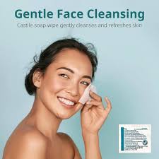 بي دي آي مناشف صابون كاستيل لتنظيف الوجه واليدين، 100 منديل مغلف بشكل فردي  في كل علبة: اشتري اون لاين بأفضل الاسعار في السعودية