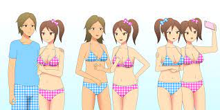 Matching Look {MTF/TGTF; Swimsuit/Bikini; Twinning} from gomyugomyu |  Scrolller