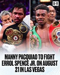 The boxing legend will return to the ring to challenge unified welterweight world titlist, errol spence jr., on aug. Bleacher Report Manny Pacquiao Announces Fight Vs Errol Spence Jr On August 21 In Las Vegas Who You Got Facebook