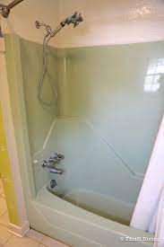 Whether you are installing a new fiberglass shower surround or need to mount shelves or caddies on the shower walls, you likely need to drill into the fiberglass walls. Before After Replacing My Fiberglass Bathtub Thrift Diving Blog