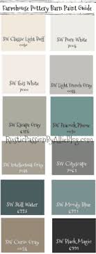 We love how the use of color changes the exterior from a farmhouse to a fully modern farmhouse. Pottery Barn Sherwin Williams Farmhouse Neutral Paint Color Guide