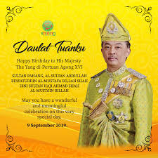 Agongkita ydp agong berkongsi pandangannya berkaitan hari kemerdekaan. Shining E Store Daulat Tuanku 9 September 2019 Facebook