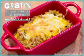 Gratin De Patates Douces Et Poireaux Au Boeuf Hache Recette Gratin Patate Douce Gratin De Patate Recettes De Cuisine