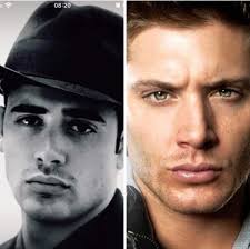 Identical Costco racks with father and son