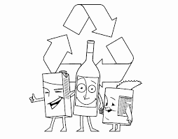 Se celebra el 17 de mayo. Dibujo Para Colorear Del Dia Del Reciclaje