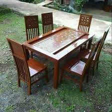 Namun sayang sekali, masih banyak yang mengabaikan desain interiornya sehingga ketika berada disana kita tidak menemukan karakter yang unik dari desainnya. Kursi Meja Makan Jati Minimalis 6 Kursi Motif Bunga Jatuh Shopee Indonesia