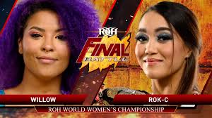 ROH Women's World Champion ROK-C Versus Willow Set For Final Battle