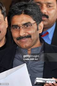Former Pakistani cricketer Javed Miandad speaks with media... News Photo
