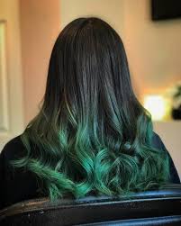 Human hair color is based on two pigments: Light To Dark Green Hair Colors 20 Ideas To See Photos