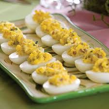 Blue Cheese Deviled Eggs Paula Deen Magazine Recipe Recipes Deviled Eggs Flavorful Recipes
