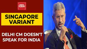 Latest stories from around the world, business, sports, lifestyle, commentary and more. Covid 19 News Foreign Minister Jaishankar Lashes At Arvind Kejriwal S Singapore Variant Remark Youtube