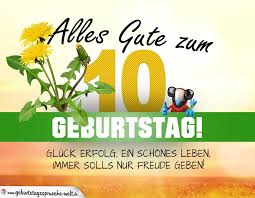10 Geburtstag Geburtstagskarte Alles Gute Mit Schonem Spruch Geburtstagsspruche Welt