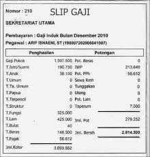 +62 21 5369 9607 fax : 12 Contoh Slip Gaji Karyawan Lengkap Komponen Dan Format Perencana Keuangan Pertama Yang Tercatat Ojk