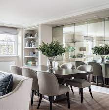 38 Amazing Wall Mirror Design For Dining Room Mirror Dining Room Contemporary Dining Room Dining Room Small