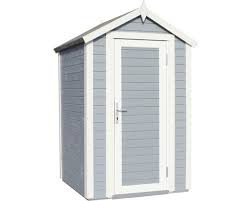 Dachüberstand von 84,00 cm bis 679,00 cm. Geratehaus Mini Premio 120 X 126 Cm Silbergrau Garten Gerateschuppen Haus Geratehaus Garten