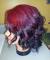 Short Black Hair With Red Streaks