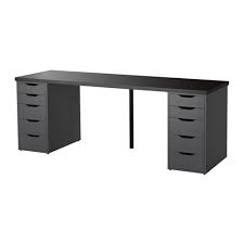 Linnmon Alex Table Black Brown Gray 78 3 4x23 5 8 Ikea Ikea Table Home Office Decor Ikea Writing Desk