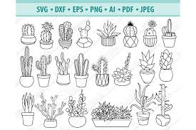 Free Free 200 Cactus Outline Svg SVG PNG EPS DXF File