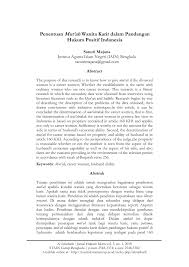 ١٣ جمادى الأولى ١٤٣٦ هـ. Pdf Penentuan Mut Ah Wanita Karir Dalam Pandangan Hukum Positif Indonesia