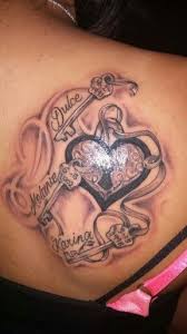 Love My Moms Tattoo With Mine And Sisters Name Tattoos For Daughters Tattoos For Kids Tattoos For Women