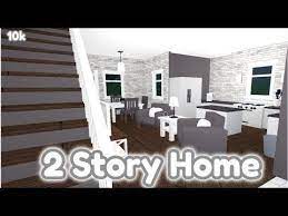 Roblox Bloxburg 2 Story Home 10k Youtube In 2021 Roblox Bloxburg House Ideas Bloxburg House Blocksburg House Ideas