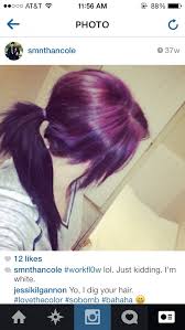 Purple Hair Splat Result No Bleaching Splat Hair Dye Hair Hacks Hair Inspiration