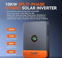 Amazon.com: 10000W Split-Phase Solar Inverter 48V to 120V/240V, 10kW Power  Inverter Charger & 50 Feet 10awg Solar Cable【Can't Parallel】 : Patio, Lawn  ...