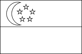 Singaporebaby Com Flag Coloring Pages Singapore Flag Coloring Pages