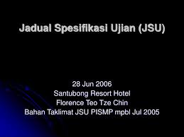 We did not find results for: Jadual Spesifikasi Ujian Jsu Ppt Download