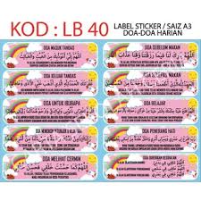 Sepuluh nasihat menuju ketentraman hati. Sticker Doa Doa Harian Shopee Singapore