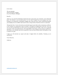 Certificate of liability insurance this should be reviewed not only to protect the project owner, but to extend. Car Insurance Certificate Request Letter Word Excel Templates