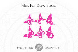 Download Butterfly Earrings Svg Butterfly Wing Earrings Butterfly Heart By Artisan Craft Svg Thehungryjpeg Com