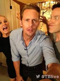 Among his siblings are actors gustaf skarsgård, bill skarsgård, and valter skarsgård. True Blood On Twitter On Set At Tblive Trueblood With Alexander Skarsgard Anna Paquin Stephen Moyer Http T Co Njcy3o5ess