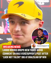 Lando has come back for round two and left a comment directly