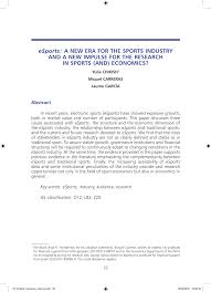 Creating an effective sponsorship proposal is probably one of the most asked for yet by delivering a sponsorship proposal too early you're indicating that the process is. Pdf Esports A New Era For The Sports Industry And A New Impulse For The Research In Sports And Economics