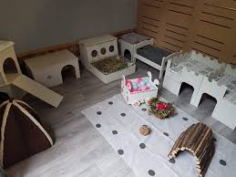 Paper bedding for rabbits is highly absorbent and works for indoor rabbits. Bunny Bedroom Boarding Baby Blue Bee Bunnies