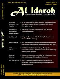 Jurnal manajemen kesehatan indonesia is a scientific journal published by the master of public health study program, faculty of public health, diponegoro university. Pengaruh Manajemen Kelas Terhadap Motivasi Belajar Siswa Di Mtsn 1 Jombang Al Idaroh Jurnal Studi Manajemen Pendidikan Islam
