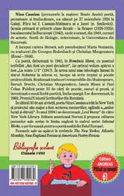 0.0 / 10 ( 0 voturi) nota ta: Poezii Nina Casian