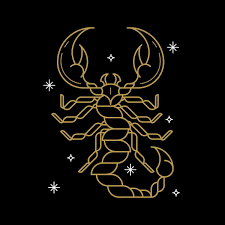 Download Premium Vector Of Gold Scorpio Astrological Sign On A Black Astrology Signs Zodiac Candle Vector
