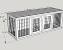 Corner Dog Crate