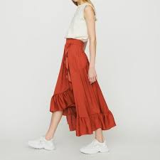 Economisez avec notre option de livraison gratuite. Jupe Longue A Volants From Maje On 21 Buttons