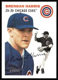 2003 Topps Heritage Brendan Harris Rookie #202 Chicago Cubs