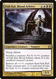 How about another triskelion combo? The Great Edh Challenge Orzhov Vish Kal Cruel Daddy Disciple Of The Vault