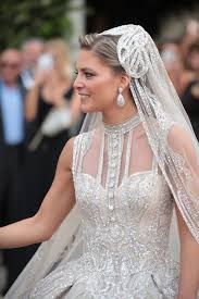 Elie Saab Designed Not One But Two Couture Wedding Gowns For His New Daughter In Law In 2020 Wedding Dress Couture Couture Wedding Celebrity Wedding Dresses